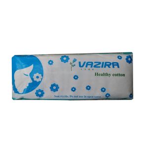 پنبه آرایشی وازیرا کد v1 وزن 100 گرم بسته 10 عددی